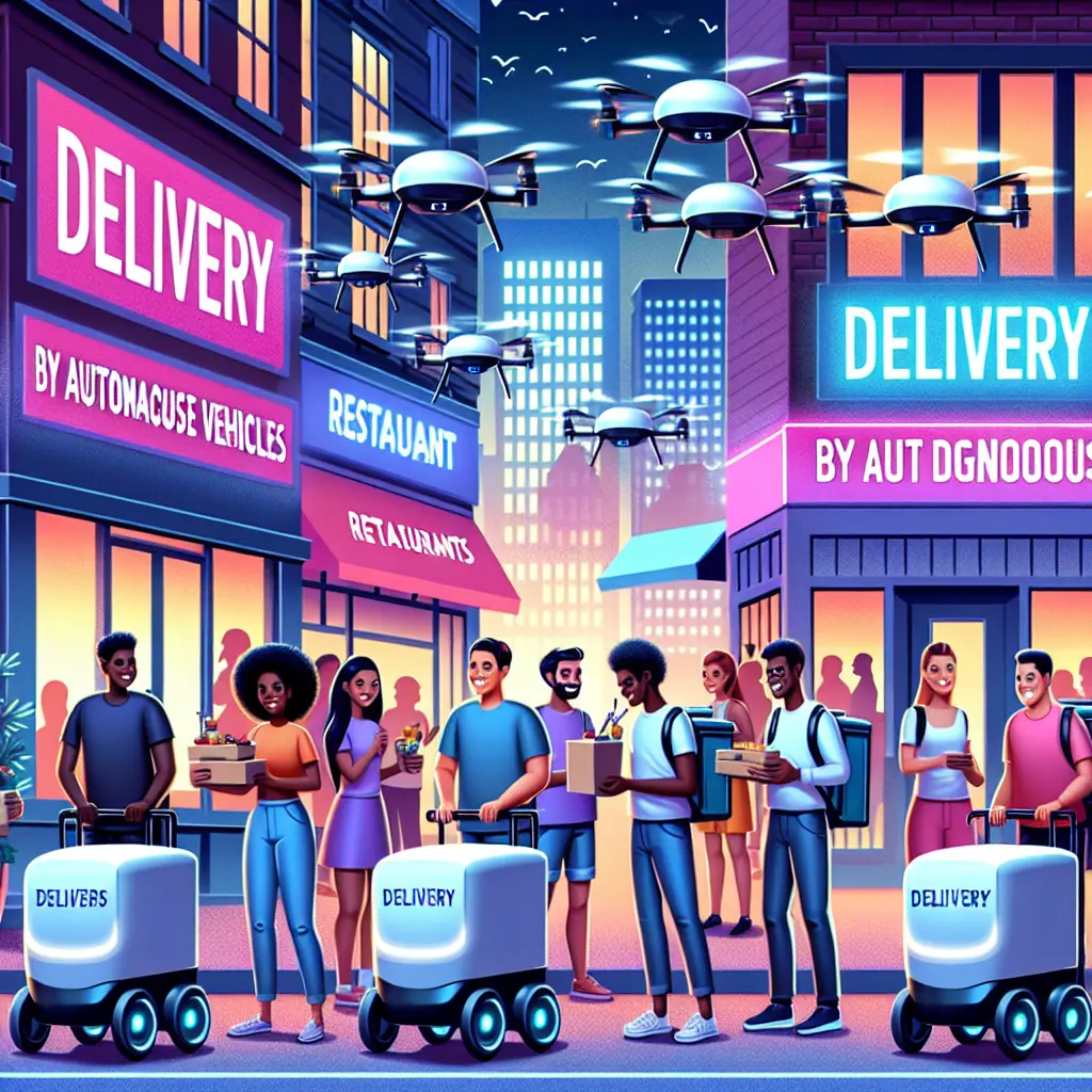 Autonomous Vehicles Revolutionizing Food Delivery